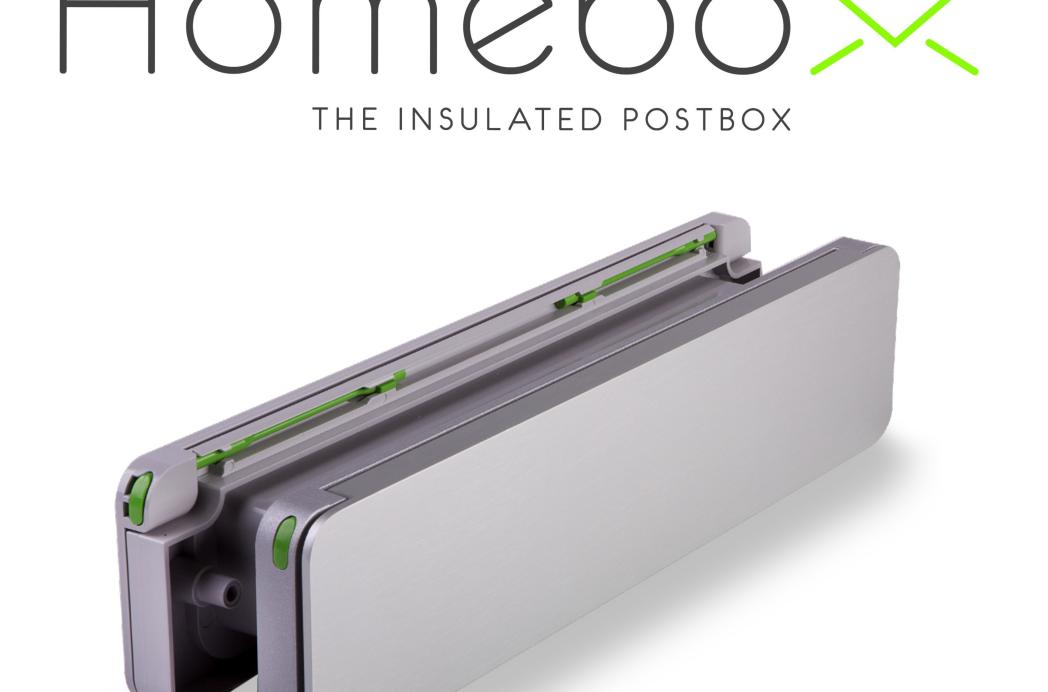 De kierdichte en geïsoleerde brievenbus, Homebox, is ook geluidsisolerend