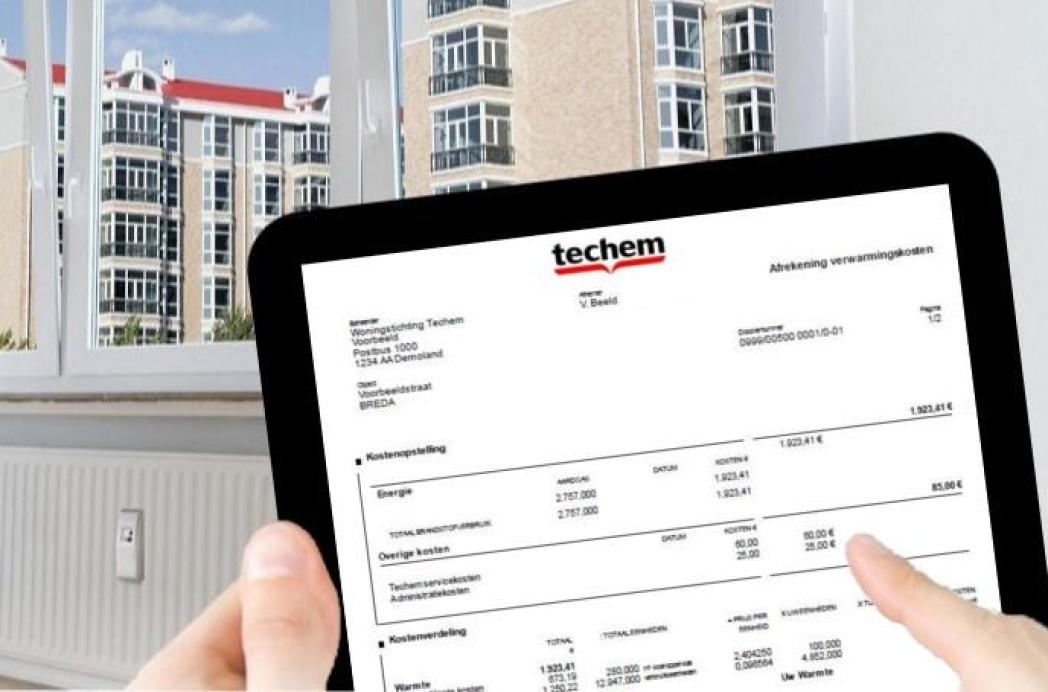 Techem digitaal; het wordt zoveel makkelijker voor u!