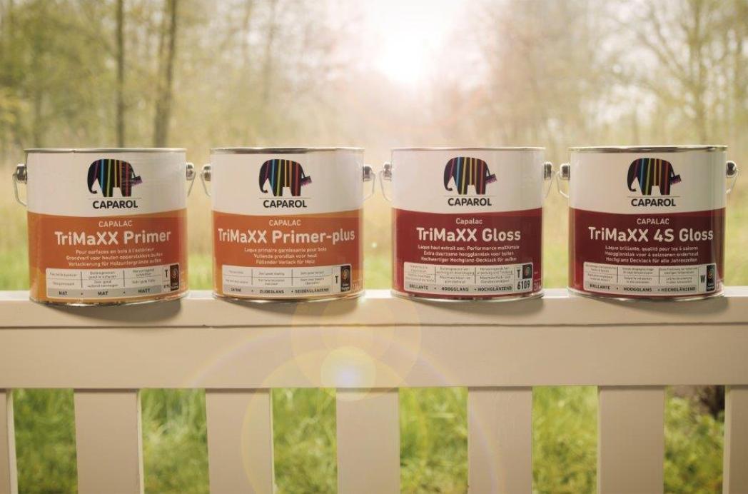 Caparol zet de schouders onder de buitenlak