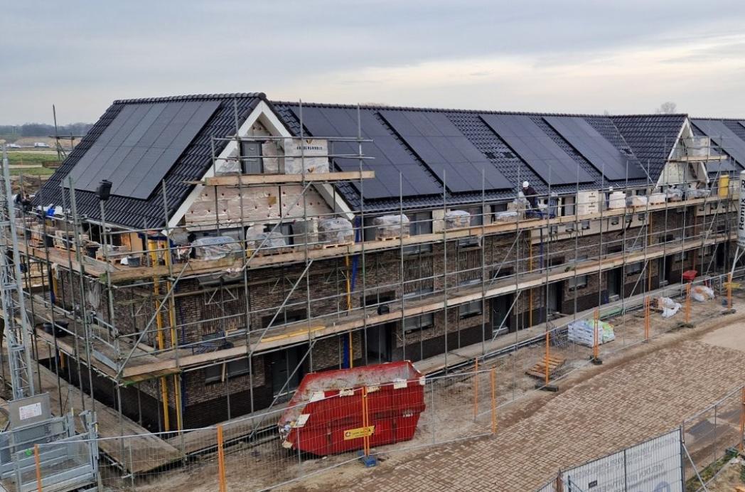 28 woningen in Veenendaal voorzien van zonnepanelen