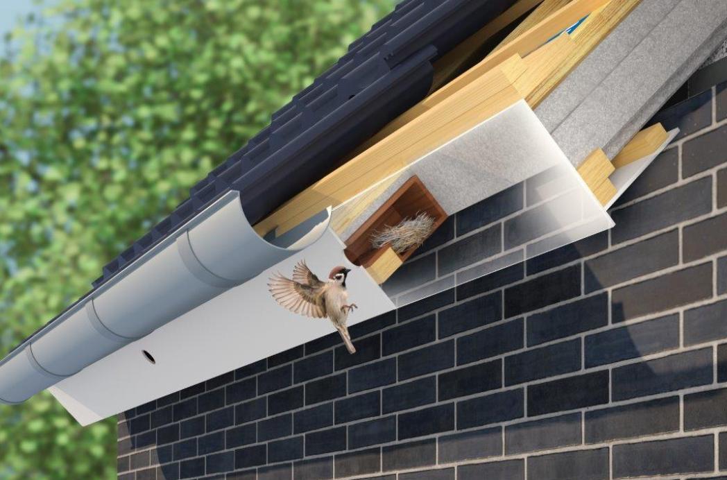 IsoBouw introduceert dakelementen met geïntegreerde nestkasten