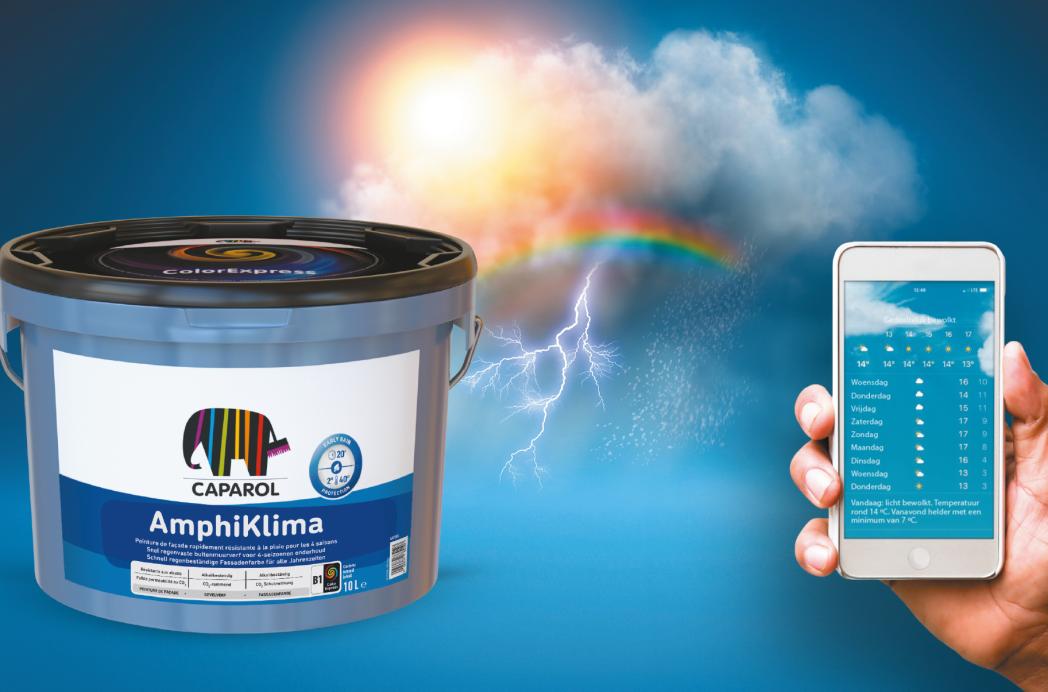 Snel regenvaste buitenmuurverf